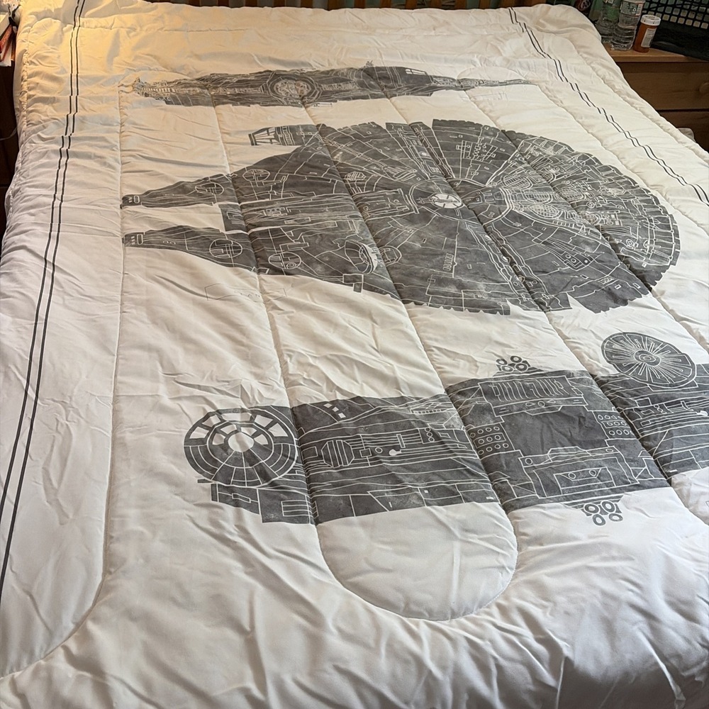 Jay Franco Star Wars Falcon Schematics Twin Size Comforter Only